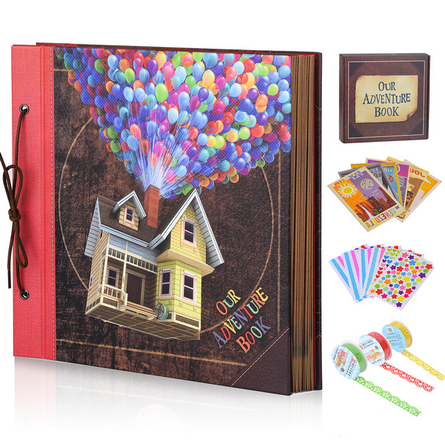 12x12 Inch Our Adventure Book Scrapbook Album, Wedding Anniversary Photo  Album, Up House Cover, 60 Pages - AliExpress